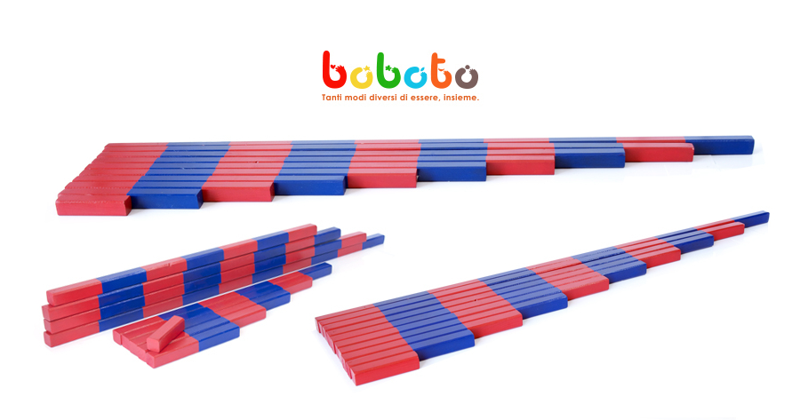 aste numeriche montessori3D boboto